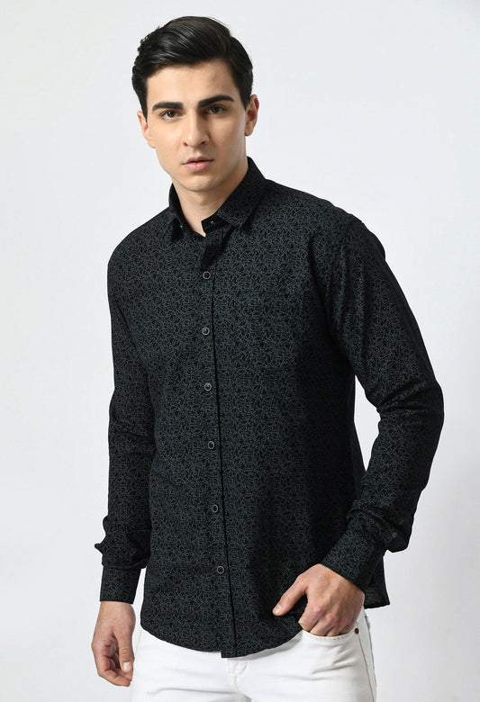 Abstract Black Shirt